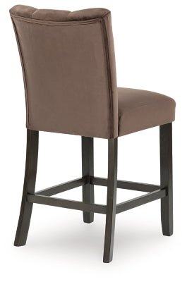 Jeshina Counter Height Barstool - Dark Brown Stool Set modern furniture Contempo Furniture