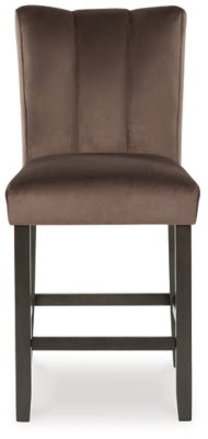 Jeshina Counter Height Barstool - Dark Brown Stool Set modern furniture Contempo Furniture