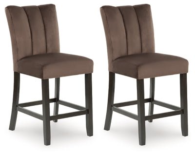 Jeshina Counter Height Barstool - Dark Brown | Ashley Furniture
