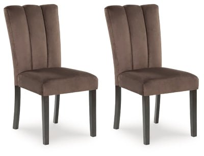 Jeshina Dining Chair - Dark Brown | Ashley Furniture