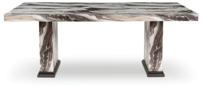 Jeshina Dining Table - Dark Brown Dining Table modern furniture Contempo Furniture