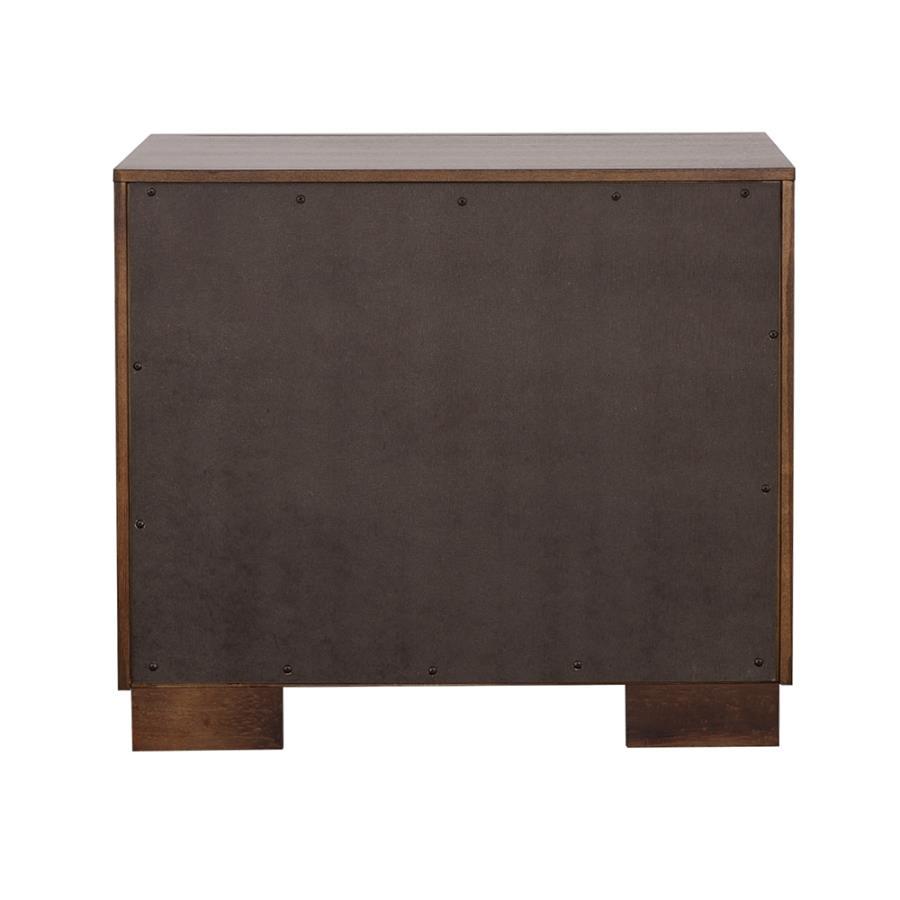 Jessica - 2 - Drawer Nightstand - Cappuccino Accent Nightstand modern furniture Contempo Furniture