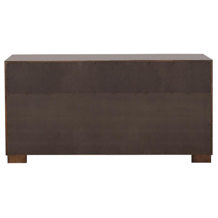 Jessica - 6 - Drawer Dresser - Cappuccino Dressers modern furniture Contempo Furniture