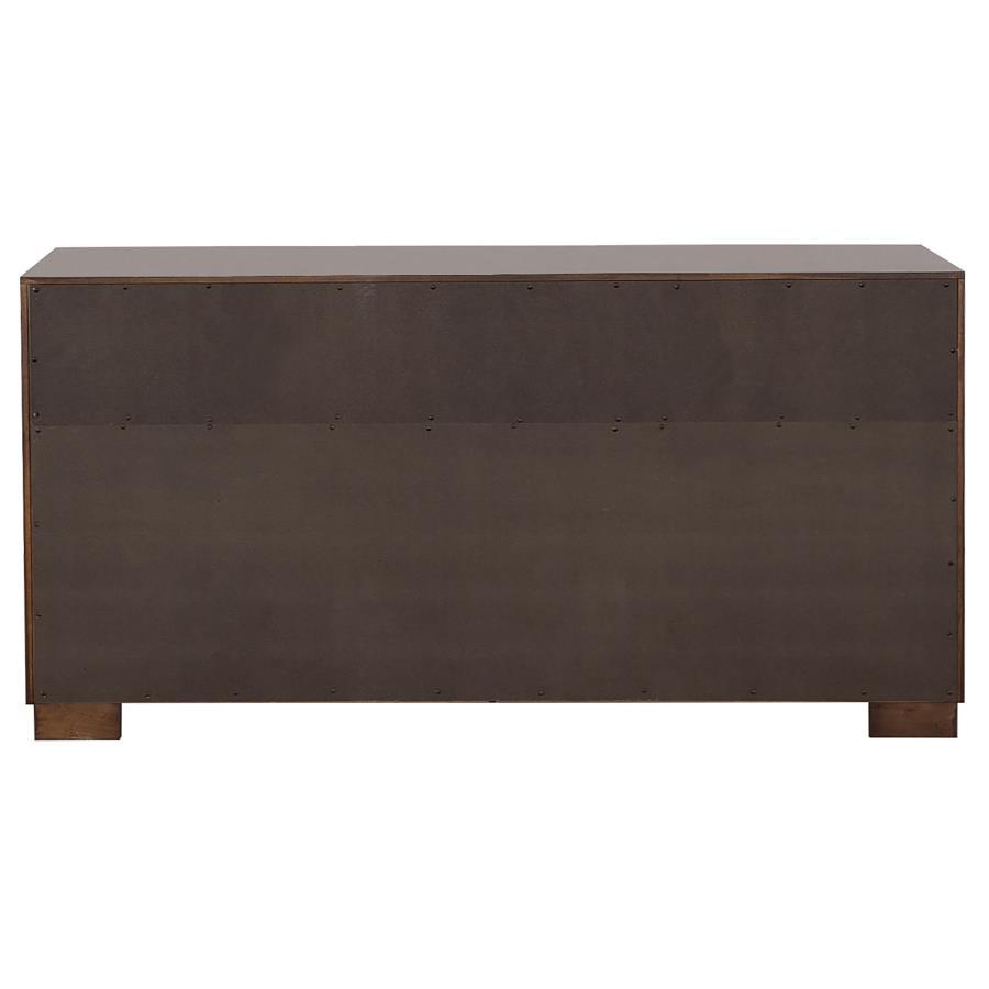 Jessica - 6 - Drawer Dresser - Cappuccino Dressers modern furniture Contempo Furniture