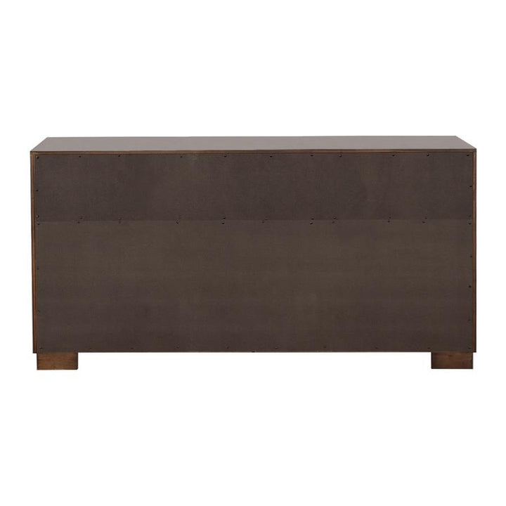 Jessica - 6 - Drawer Dresser - Cappuccino Dressers modern furniture Contempo Furniture