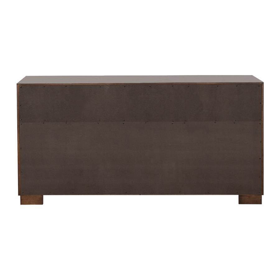 Jessica - 6 - Drawer Dresser - Cappuccino Dressers modern furniture Contempo Furniture