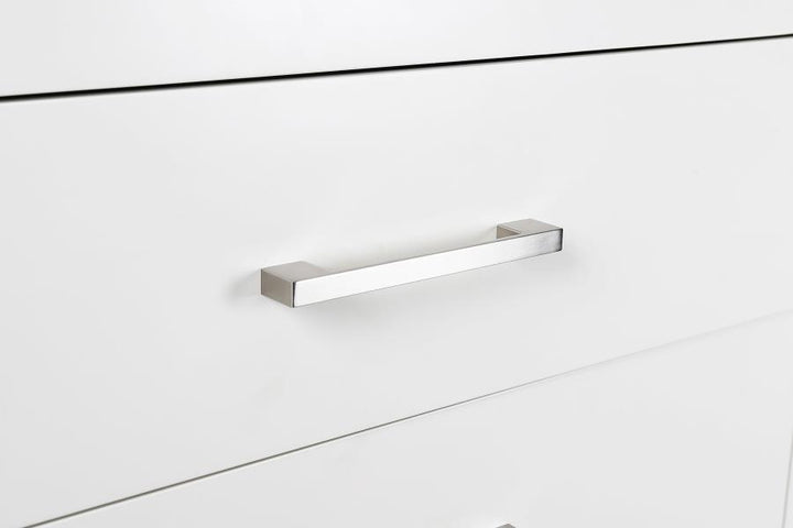 Jessica - 6 - Drawer Dresser - Cream White Dressers modern furniture Contempo Furniture