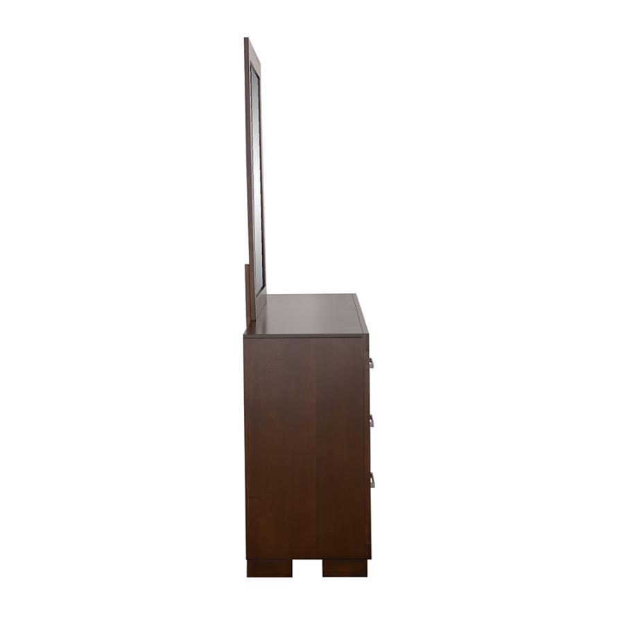 Jessica - Dresser Mirror - Cappuccino Mirror modern furniture Contempo Furniture