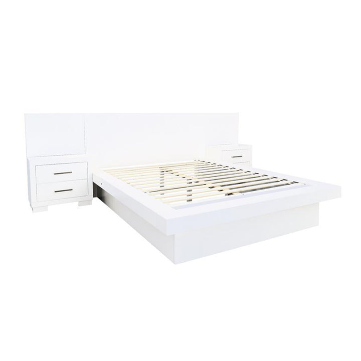 Jessica - Wood Bed Panels (Set of 2) - Cream White Accent Nightstand modern furniture Contempo Furniture