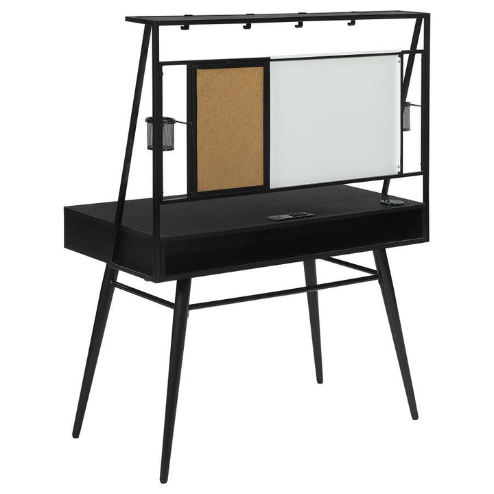 Jessie - Writing Desk With Whiteboard And USB - Black Writing Desk modern furniture Contempo Furniture