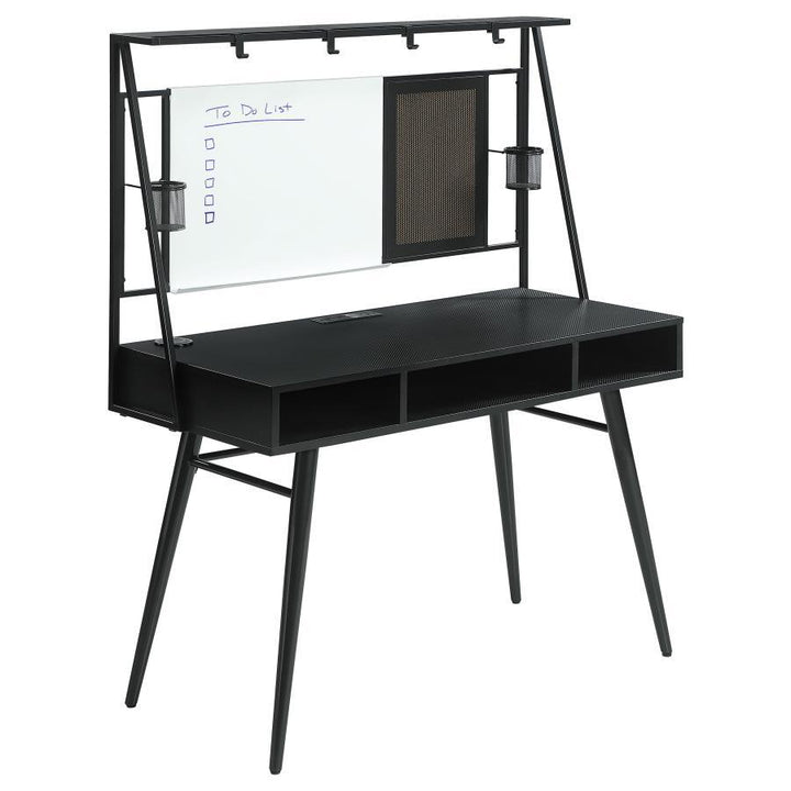 Jessie - Writing Desk With Whiteboard And USB - Black Writing Desk modern furniture Contempo Furniture