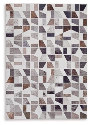 Jettner 5' x 7' Rug - Light Brown Area Rug modern furniture Contempo Furniture