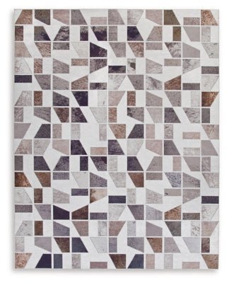 Jettner 7'10" x 10' Rug - Light Brown Area Rug modern furniture Contempo Furniture
