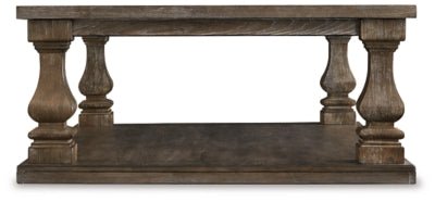 Johnelle Coffee Table - Gray Cocktail Table modern furniture Contempo Furniture