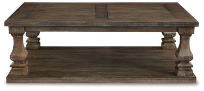 Johnelle Coffee Table - Gray Cocktail Table modern furniture Contempo Furniture