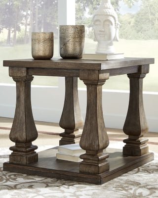 Johnelle End Table - Gray End Table modern furniture Contempo Furniture