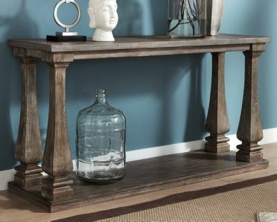 Johnelle Sofa Table - Gray Sofa Table modern furniture Contempo Furniture