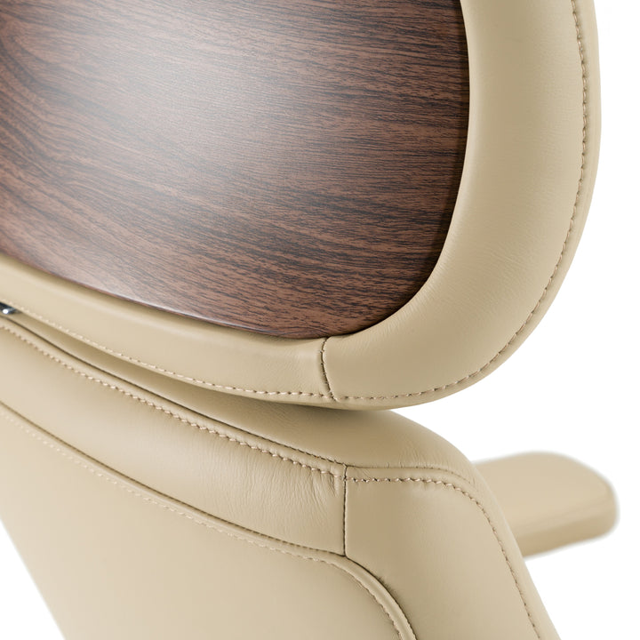 Johnson - Modern Beige Leather Executive Office Chair