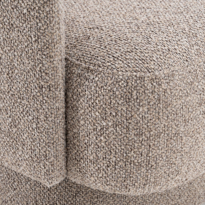 Johnny - Modern Brown Fabric Accent Chair