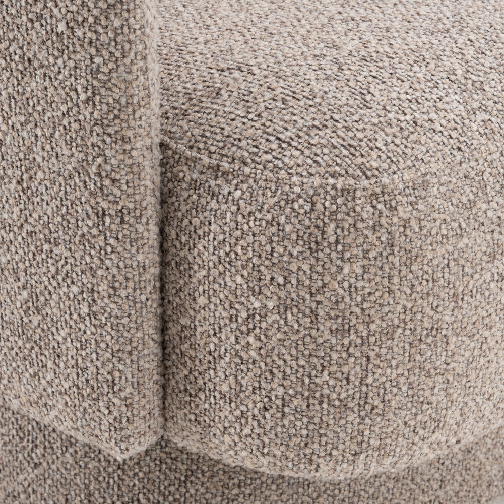 Johnny - Modern Brown Fabric Accent Chair - View 4