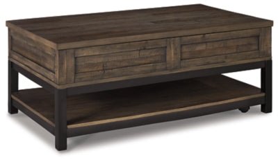 Johurst Coffee Table with Lift Top - Dark Gray | Ashley Furniture