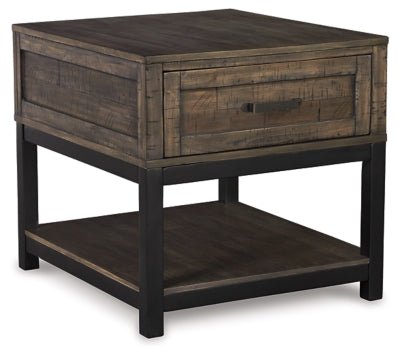 Johurst End Table - Dark Gray End Table modern furniture Contempo Furniture