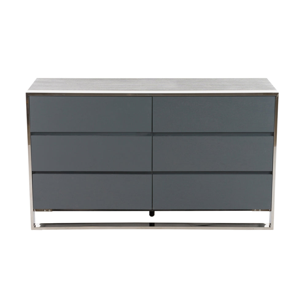 Jolene - Modern Grey Dresser - View 5