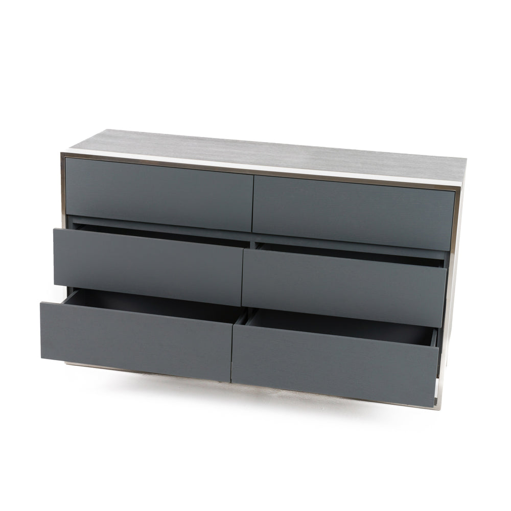 Jolene - Modern Grey Dresser - View 7