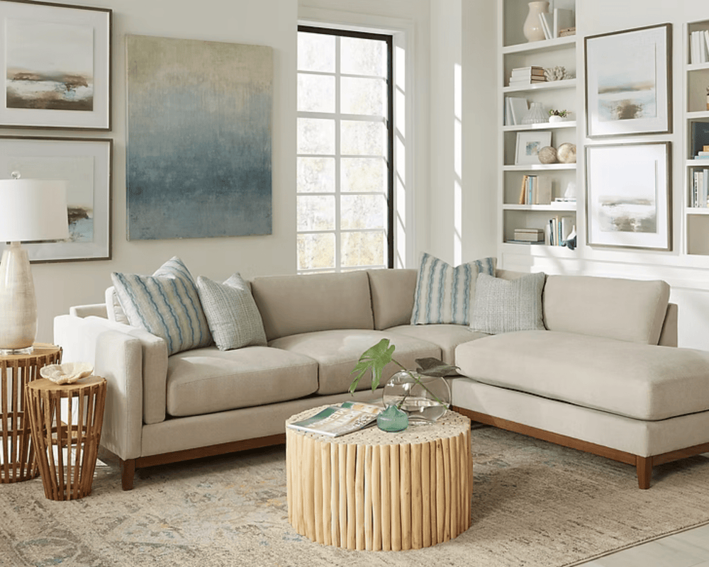 Jonathan Louis Kelsey Sectional Sofa Custom Sectional modern furniture Contempo Furniture