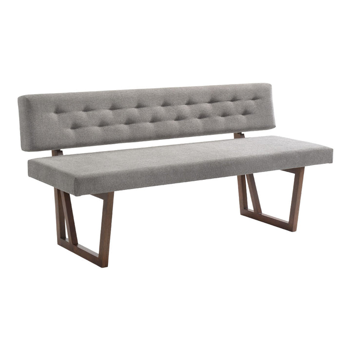 Jordan Modern Walnut &amp; Grey Dining Set