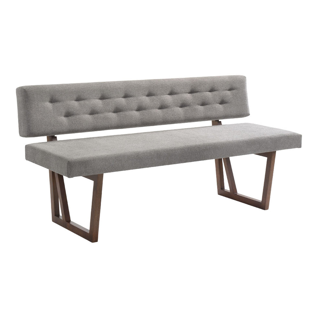 Jordan Modern Walnut & Grey Dining Set