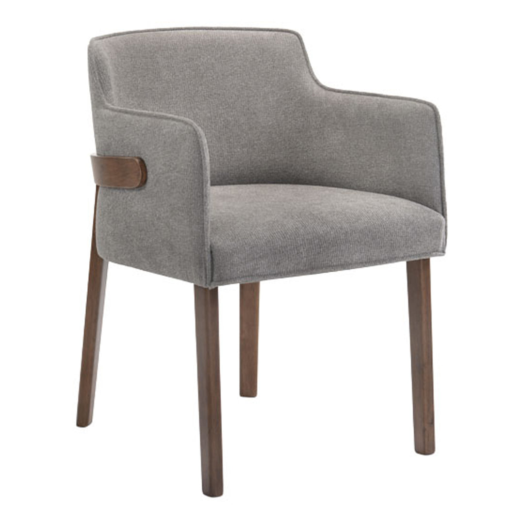 Jordan Modern Walnut & Grey Dining Set