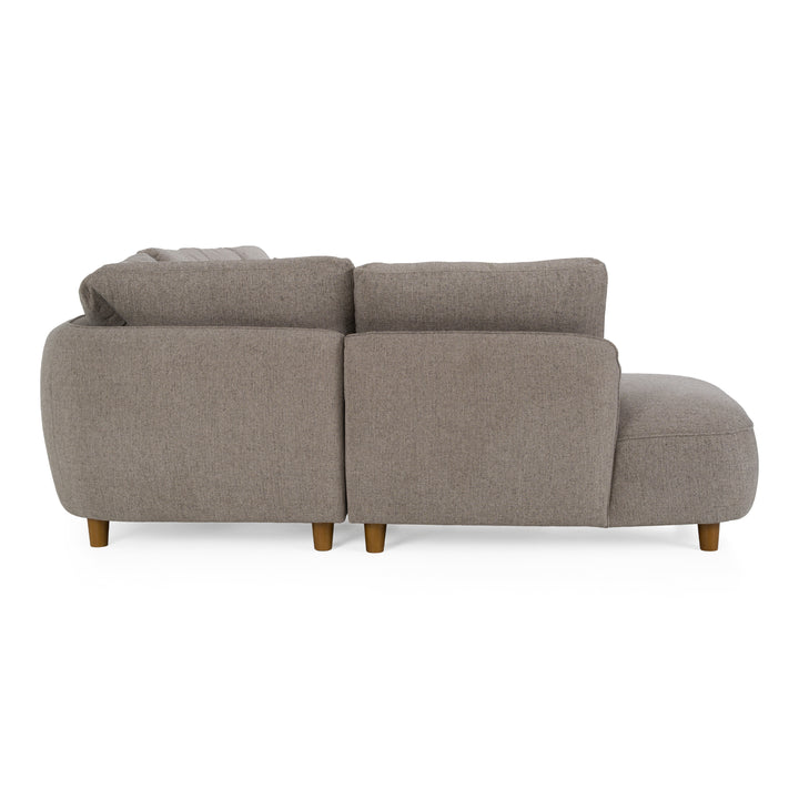 Joslin - Modern Grey Fabric U-Shaped Sectional Sofa