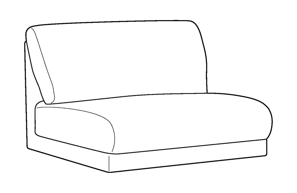 Luonto Joy Armless Wide Chair