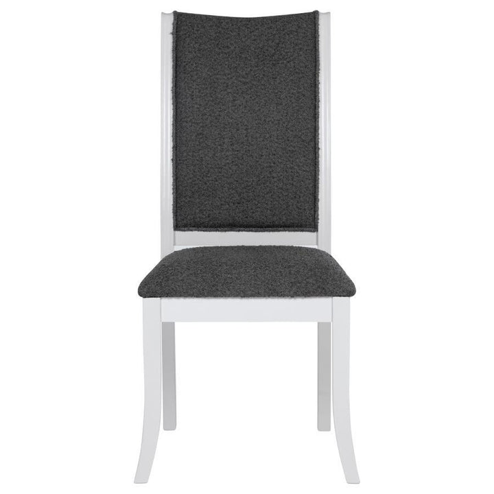 Judd - Upholstered Dining Side Chair (Set of 2) - Pearl White Chair Set modern furniture Contempo Furniture