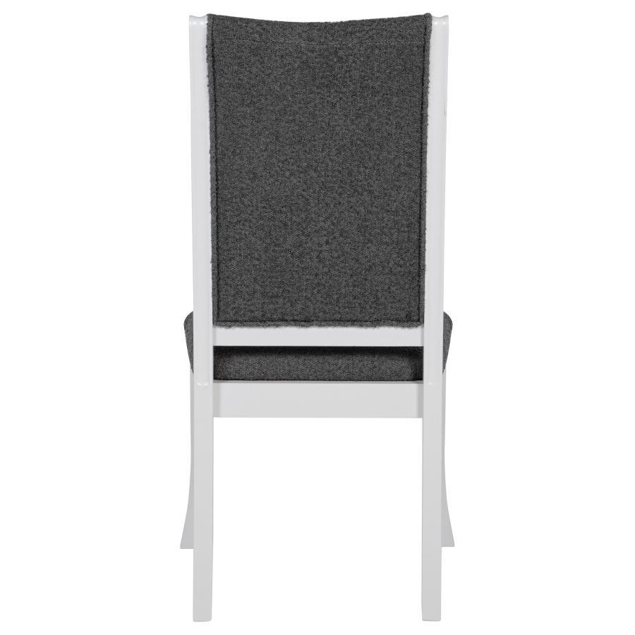 Judd - Upholstered Dining Side Chair (Set of 2) - Pearl White Chair Set modern furniture Contempo Furniture