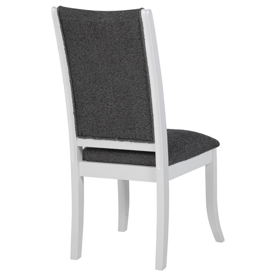 Judd - Upholstered Dining Side Chair (Set of 2) - Pearl White Chair Set modern furniture Contempo Furniture