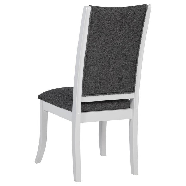 Judd - Upholstered Dining Side Chair (Set of 2) - Pearl White Chair Set modern furniture Contempo Furniture