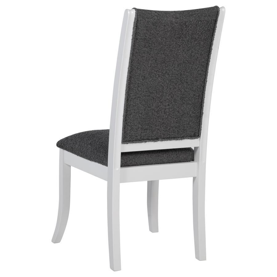 Judd - Upholstered Dining Side Chair (Set of 2) - Pearl White Chair Set modern furniture Contempo Furniture