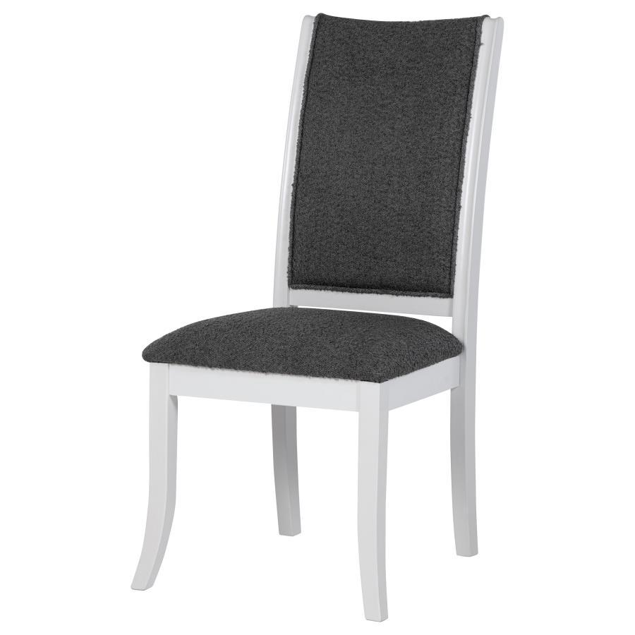 Judd - Upholstered Dining Side Chair (Set of 2) - Pearl White Chair Set modern furniture Contempo Furniture
