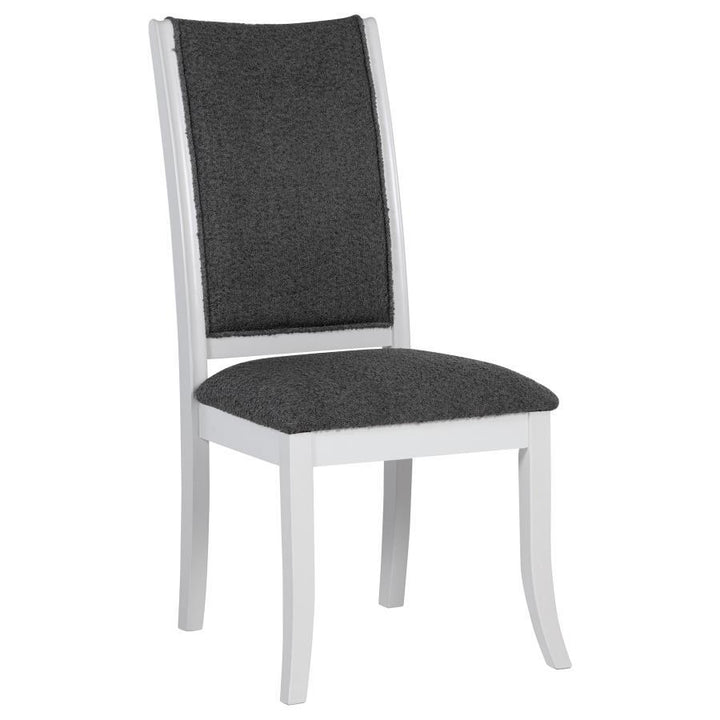 Judd - Upholstered Dining Side Chair (Set of 2) - Pearl White Chair Set modern furniture Contempo Furniture