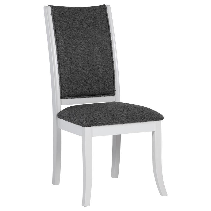 Judd - Upholstered Dining Side Chair (Set of 2) - Pearl White Chair Set modern furniture Contempo Furniture