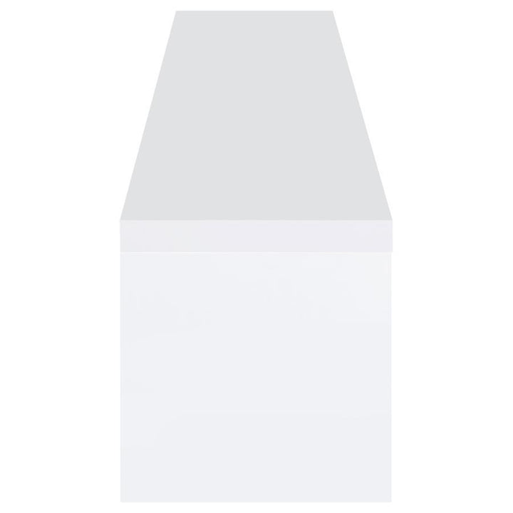 Jude - 2 - Drawer Engineered Wood TV Stand - High Gloss White TV Stand modern furniture Contempo Furniture