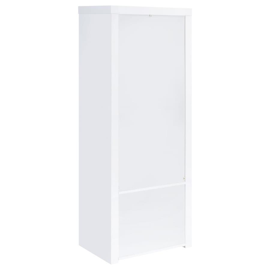 Jude - 3 Piece TV Entertainment Center - White High Gloss Entertainment Centers modern furniture Contempo Furniture