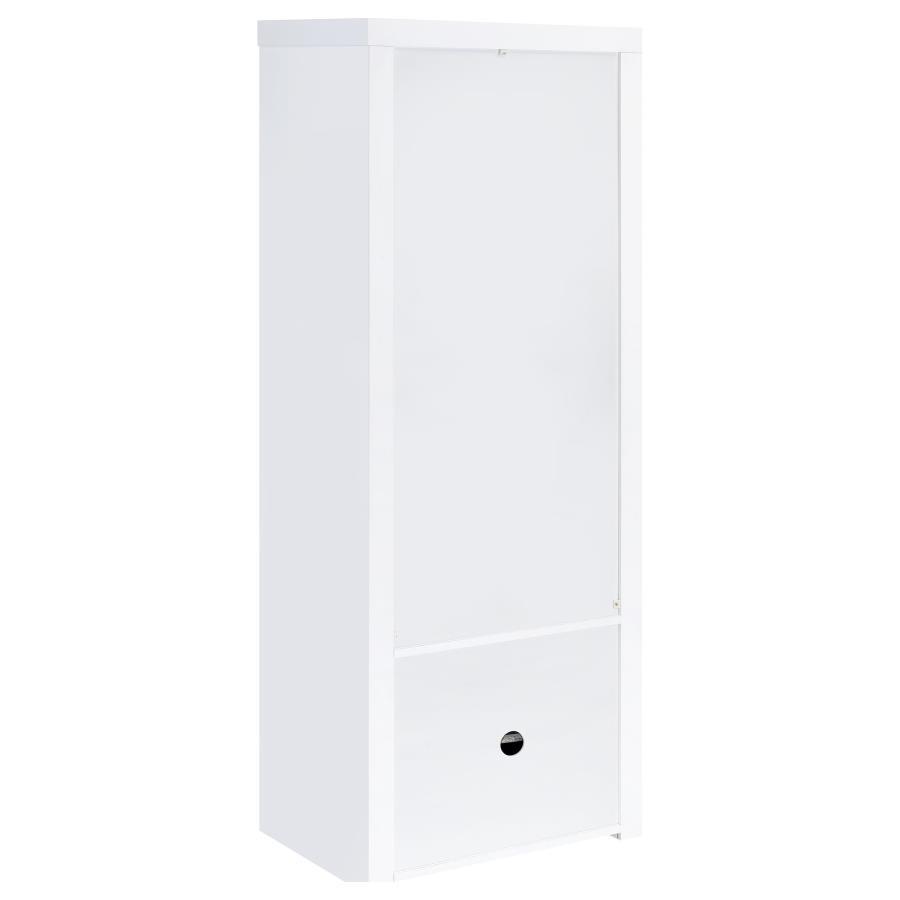 Jude - 3 Piece TV Entertainment Center - White High Gloss Entertainment Centers modern furniture Contempo Furniture