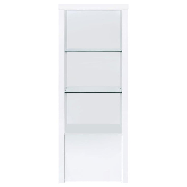 Jude - 3 Piece TV Entertainment Center - White High Gloss Entertainment Centers modern furniture Contempo Furniture