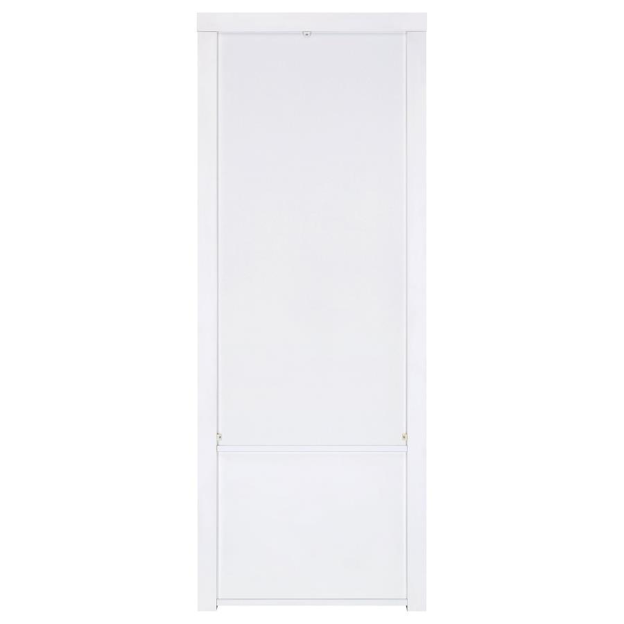 Jude - 3 - Shelf Engineered Wood Media Tower - High Gloss White Piers modern furniture Contempo Furniture