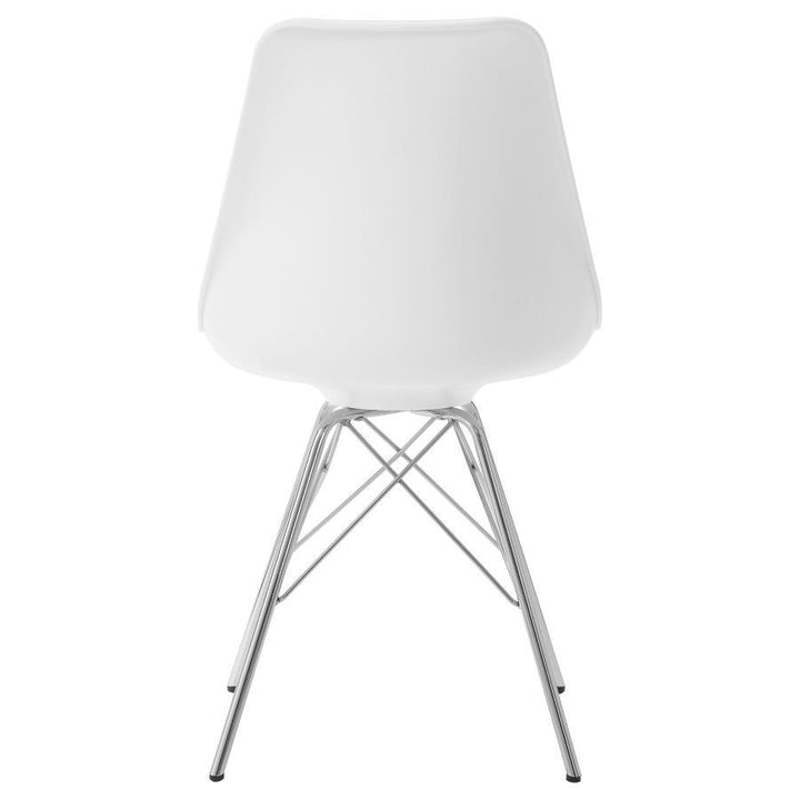 Juniper - Polypropylene Dining Side Chair (Set of 2) - White Chair Set modern furniture Contempo Furniture