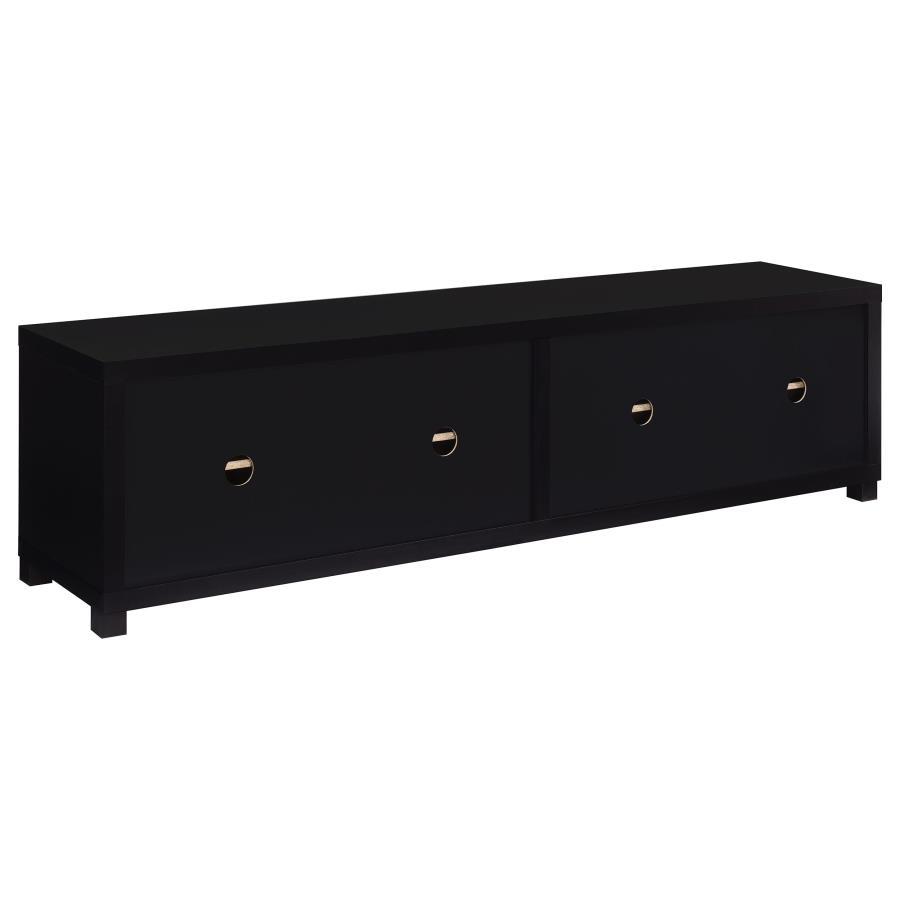 Jupiter - 3 Piece Entertainment Center TV Stand - Black Entertainment Centers modern furniture Contempo Furniture