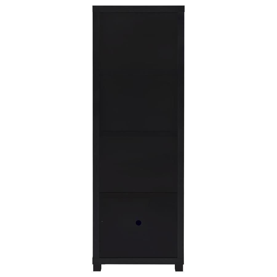 Jupiter - 3 Piece Entertainment Center TV Stand - Black Entertainment Centers modern furniture Contempo Furniture